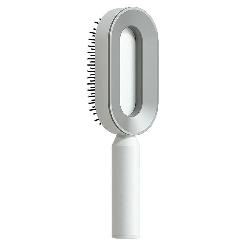 Self-Cleaning Hairbrush - One-Click Clean with Scalp Massage
