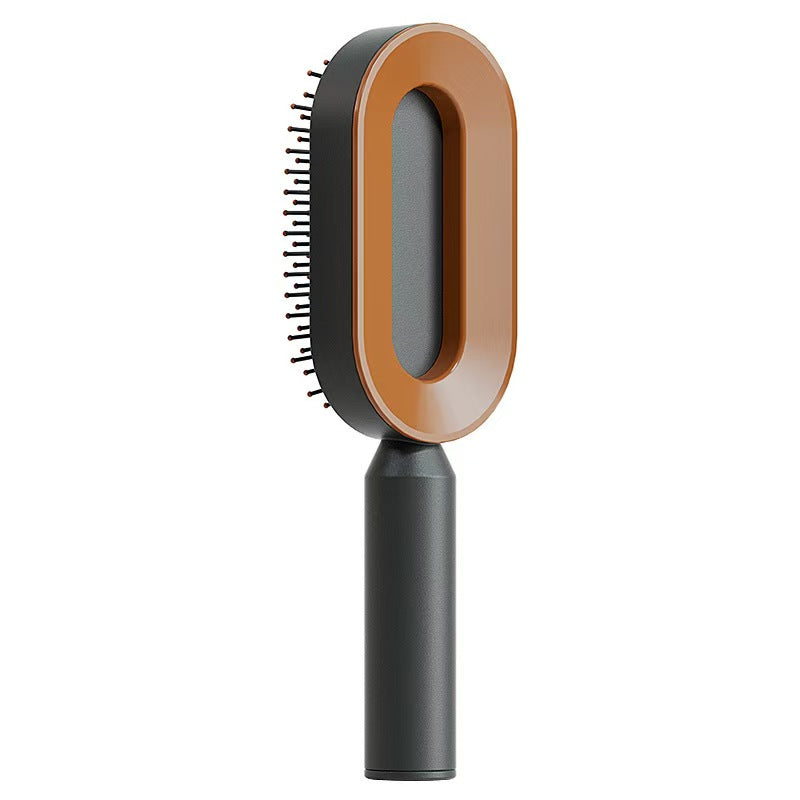 Self-Cleaning Hairbrush - One-Click Clean with Scalp Massage