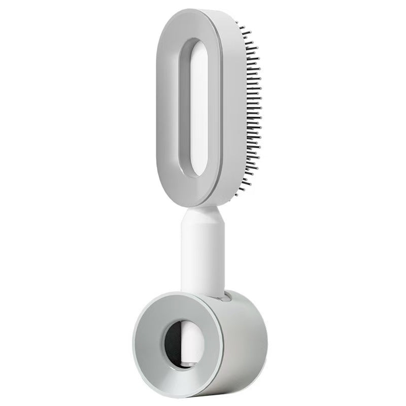 Self-Cleaning Hairbrush - One-Click Clean with Scalp Massage
