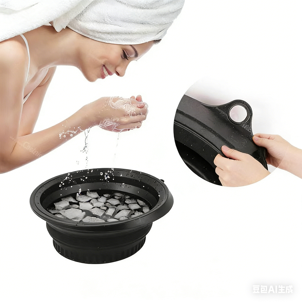 Facial Ice Bath Bowl - Cold Therapy Face Plunge for Glowing Skin