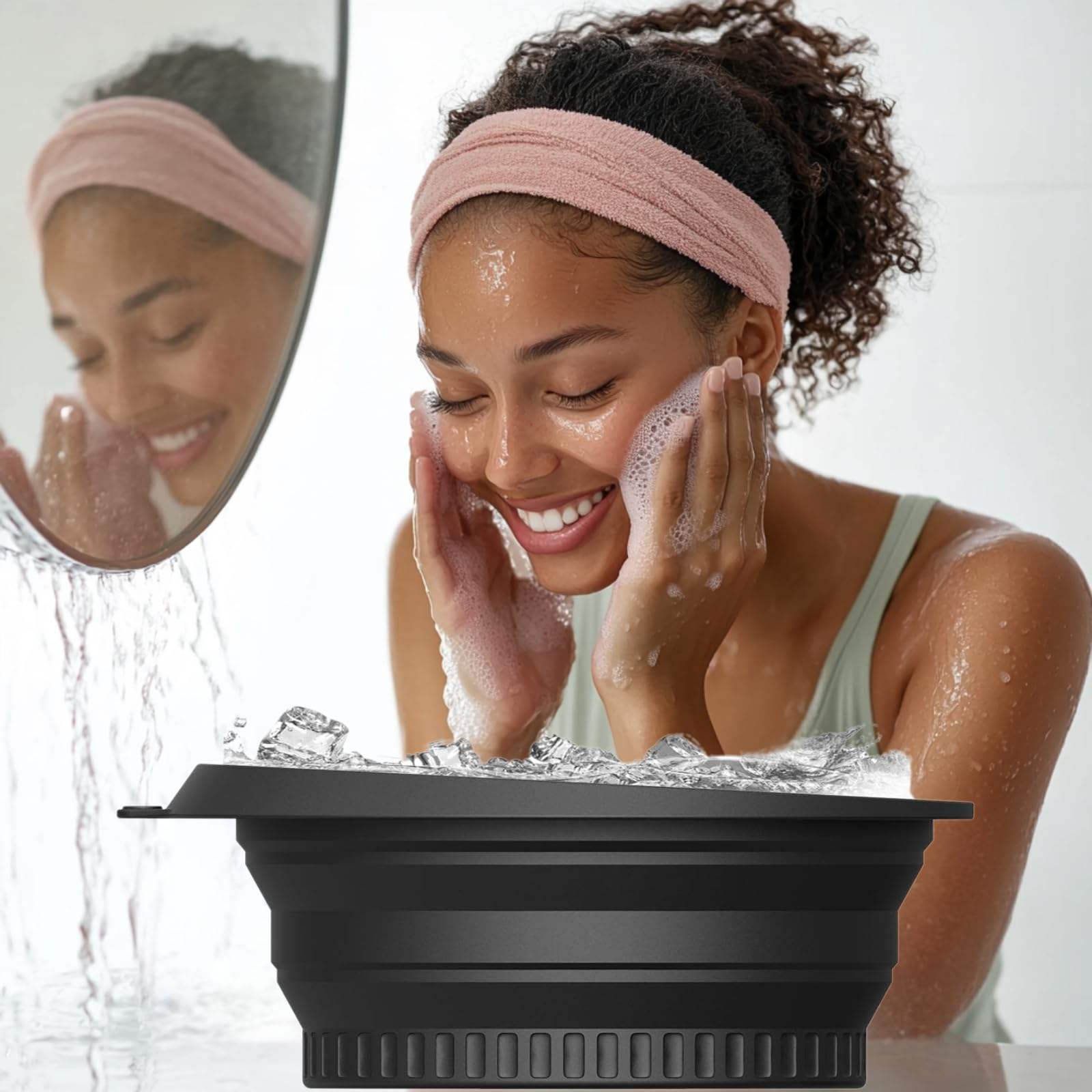 Facial Ice Bath Bowl BPA free silicone